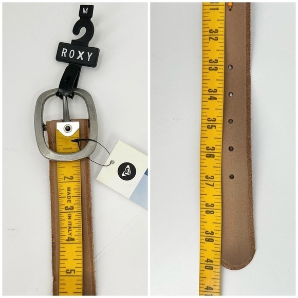 Roxy Western Boho Beaded Leather Belt Size M - Picture 6 of 7